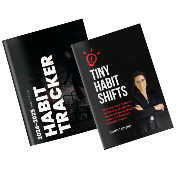 Habit Tracker + Tiny Habit Shifts E-Book (Ultimate Habit Mastery Bundle)